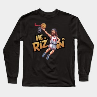 He is rizzin Long Sleeve T-Shirt